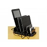 Tripp Lite 10-Port USB Charging Station with Adjustable Storage, 12V 8A (96W) USB Charger Output, Schuko Power Cord