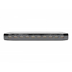 Tripp Lite 10-Port USB Charging Station with Adjustable Storage, 12V 8A (96W) USB Charger Output, Schuko Power Cord