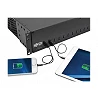 Tripp Lite 16-Port USB Charging Station with Syncing, 230V, 5V 40A (200W) USB Charger Output, 2U Rack-Mount