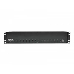 Tripp Lite 16-Port USB Charging Station with Syncing, 230V, 5V 40A (200W) USB Charger Output, 2U Rack-Mount