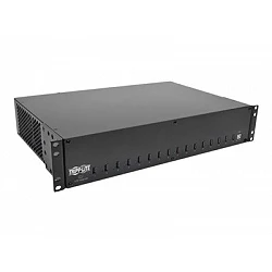 Tripp Lite 16-Port USB Charging Station with Syncing, 230V, 5V 40A (200W) USB Charger Output, 2U Rack-Mount