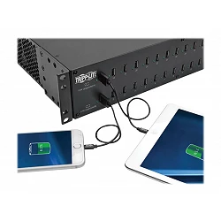 Tripp Lite 32-Port USB Charging Station with Syncing