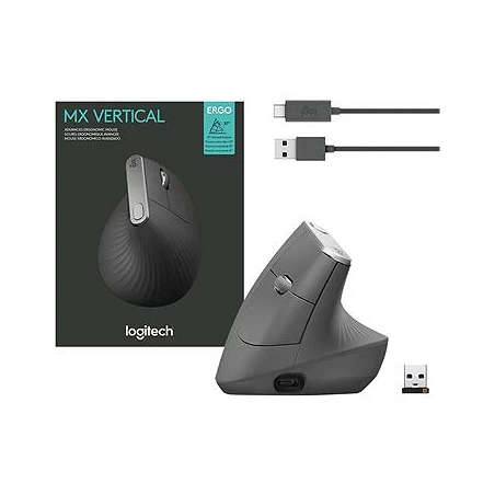 Logitech MX Vertical - Ratón vertical - ergonómico