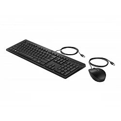 HP 225 - Juego de teclado y ratón - USB - español