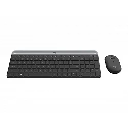 Logitech Slim Wireless Combo MK470 - Juego de teclado y ratón