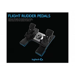 Logitech Flight Rudder Pedals - Pedales - cableado