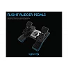 Logitech Flight Rudder Pedals - Pedales - cableado