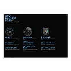 Logitech Heavy Equipment - G-Series - juego de volante y pedales