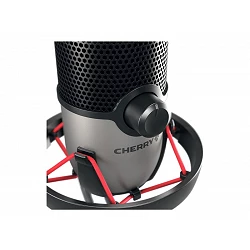 CHERRY UM 6.0 ADVANCED - Micrófono - negro, plata