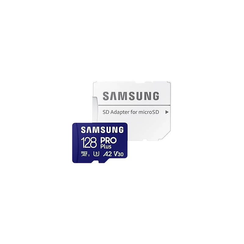 Samsung PRO Plus MB-MD128SA - Tarjeta de memoria flash (adaptador microSDXC a SD Incluido)