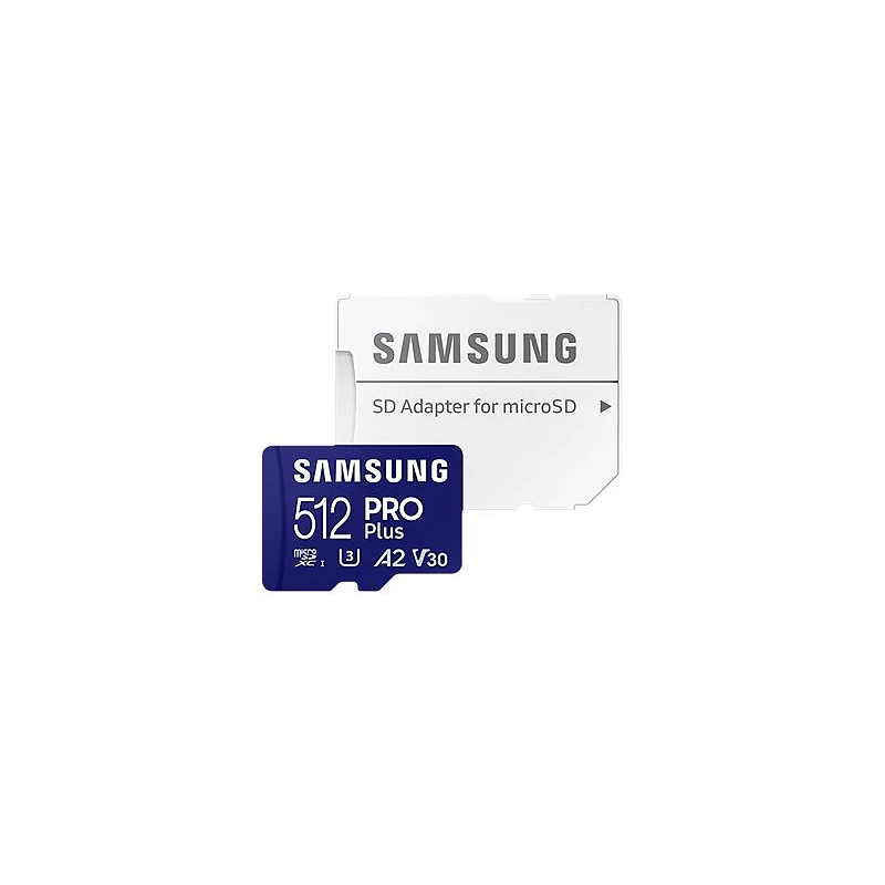 Samsung PRO Plus MB-MD512SA - Tarjeta de memoria flash (adaptador microSDXC a SD Incluido)