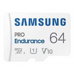 Samsung PRO Endurance MB-MJ64KA - Tarjeta de memoria flash (adaptador microSDXC a SD Incluido)