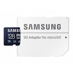 Samsung PRO Ultimate MB-MY128SA - Tarjeta de memoria flash (adaptador SD Incluido)