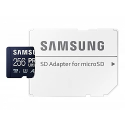 Samsung PRO Ultimate MB-MY256SA - Tarjeta de memoria flash (adaptador SD Incluido)