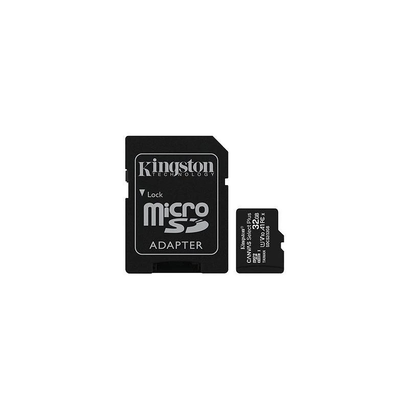 Kingston Canvas Select Plus - Tarjeta de memoria flash (adaptador microSDHC a SD Incluido)
