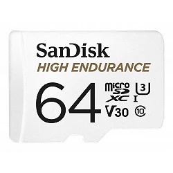 SanDisk High Endurance - Tarjeta de memoria flash (adaptador microSDXC a SD Incluido)