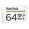 SanDisk High Endurance - Tarjeta de memoria flash (adaptador microSDXC a SD Incluido)