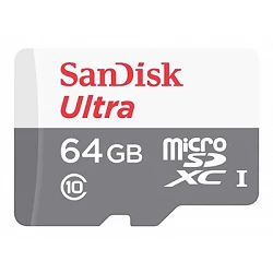 SanDisk Ultra - Tarjeta de memoria flash (adaptador microSDXC a SD Incluido)