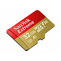 SanDisk Extreme - Tarjeta de memoria flash (adaptador microSDHC a SD Incluido)