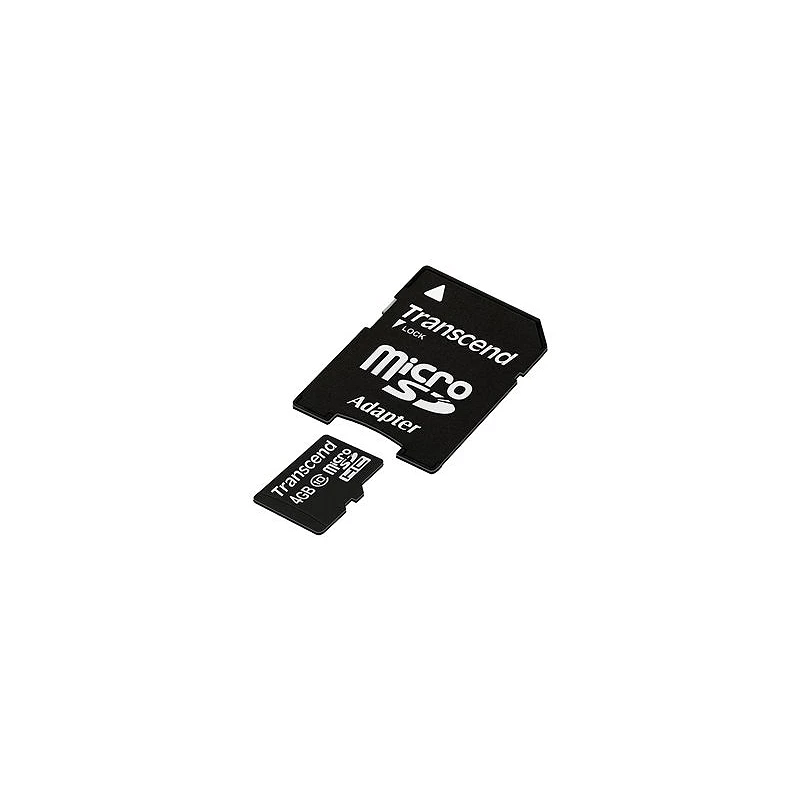 Transcend Premium - Tarjeta de memoria flash (adaptador microSDHC a SD Incluido)