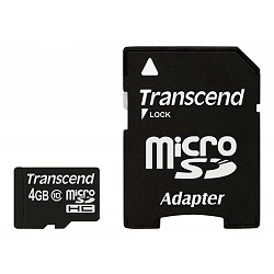 Transcend Premium - Tarjeta de memoria flash (adaptador microSDHC a SD Incluido)