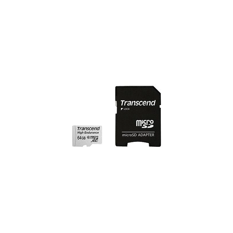 Transcend High Endurance - Tarjeta de memoria flash (adaptador SD Incluido)