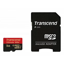 Transcend Ultimate - Tarjeta de memoria flash (adaptador microSDHC a SD Incluido)