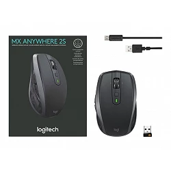 Logitech MX Anywhere 2S - Ratón - laser - 7 botones