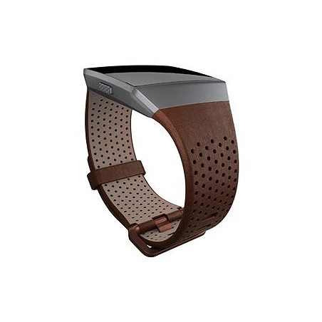 Fitbit Perforated Leather Band - Correa de reloj para reloj inteligente