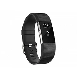 Fitbit Charge 2 - Plata - rastreador de actividad con banda