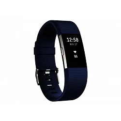 Fitbit Charge 2 - Plata - rastreador de actividad con banda