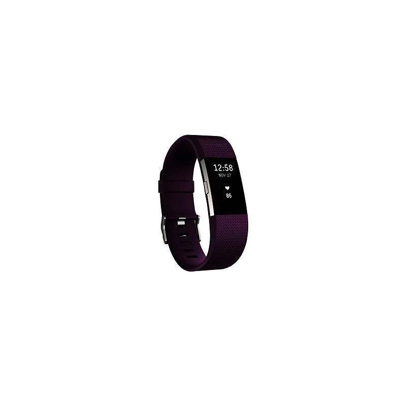 Fitbit Charge 2 - Plata - rastreador de actividad con banda