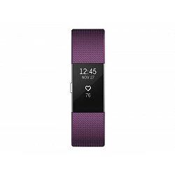 Fitbit Charge 2 - Plata - rastreador de actividad con banda