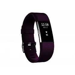 Fitbit Charge 2 - Plata - rastreador de actividad con banda