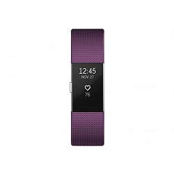 Fitbit Charge 2 - Plata - rastreador de actividad con banda