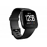 Fitbit Versa - Aluminio negro - reloj inteligente con banda