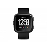 Fitbit Versa - Aluminio negro - reloj inteligente con banda