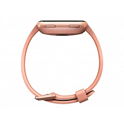 Fitbit Versa - Aluminio en oro rosa - reloj inteligente con banda