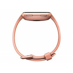 Fitbit Versa - Aluminio en oro rosa - reloj inteligente con banda