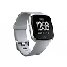 Fitbit Versa - Aluminio plateado - reloj inteligente con banda