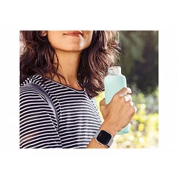 Fitbit Versa - Aluminio plateado - reloj inteligente con banda