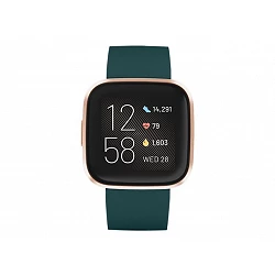 Fitbit Versa 2 - Rosa cobrizo - reloj inteligente con banda