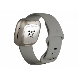 Fitbit Sense - Acero inoxidable plateado - reloj inteligente con banda