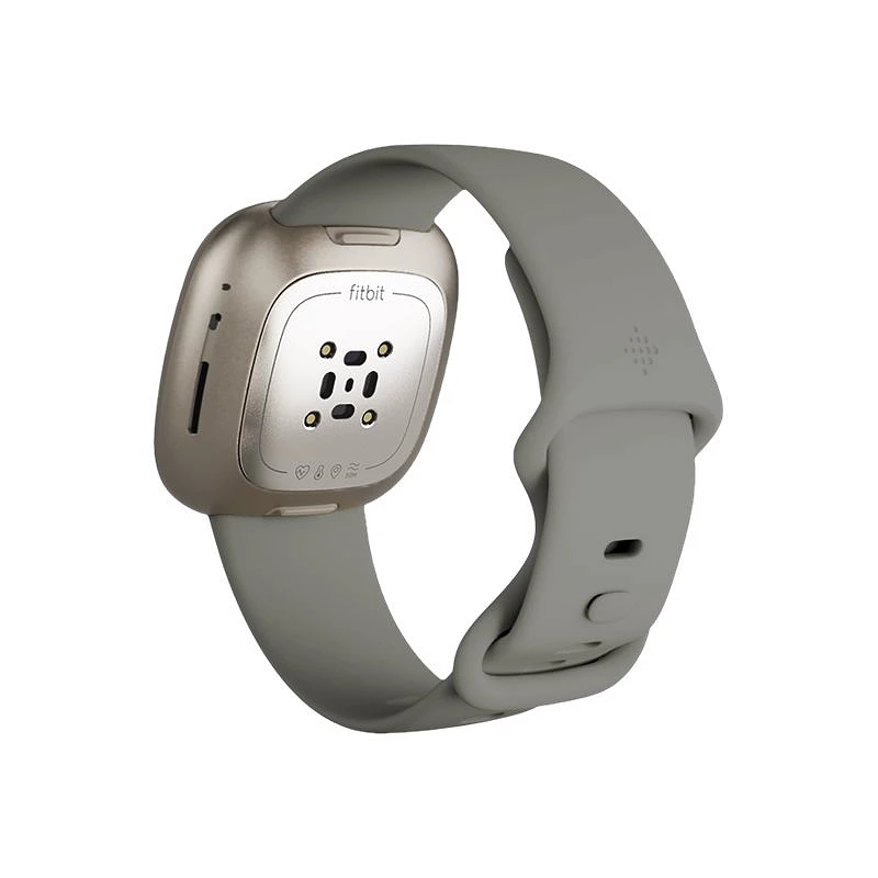 Fitbit Sense - Acero inoxidable plateado - reloj inteligente con banda