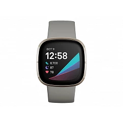 Fitbit Sense - Acero inoxidable plateado - reloj inteligente con banda