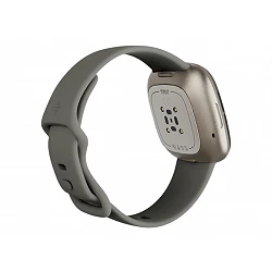 Fitbit Sense - Acero inoxidable plateado - reloj inteligente con banda