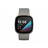 Fitbit Sense - Acero inoxidable plateado - reloj inteligente con banda