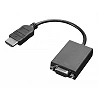 Lenovo - Adaptador de vídeo - HDMI macho a HD-15 (VGA) hembra