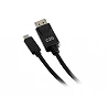 C2G - Cable adaptador - 24 pin USB-C (M) a DisplayPort (M)