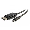 C2G - Cable adaptador - 24 pin USB-C (M) a DisplayPort (M)